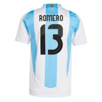 Billiga Argentina Cristian Romero #13 Hemma fotbollskläder Copa America 2024 Kortärmad